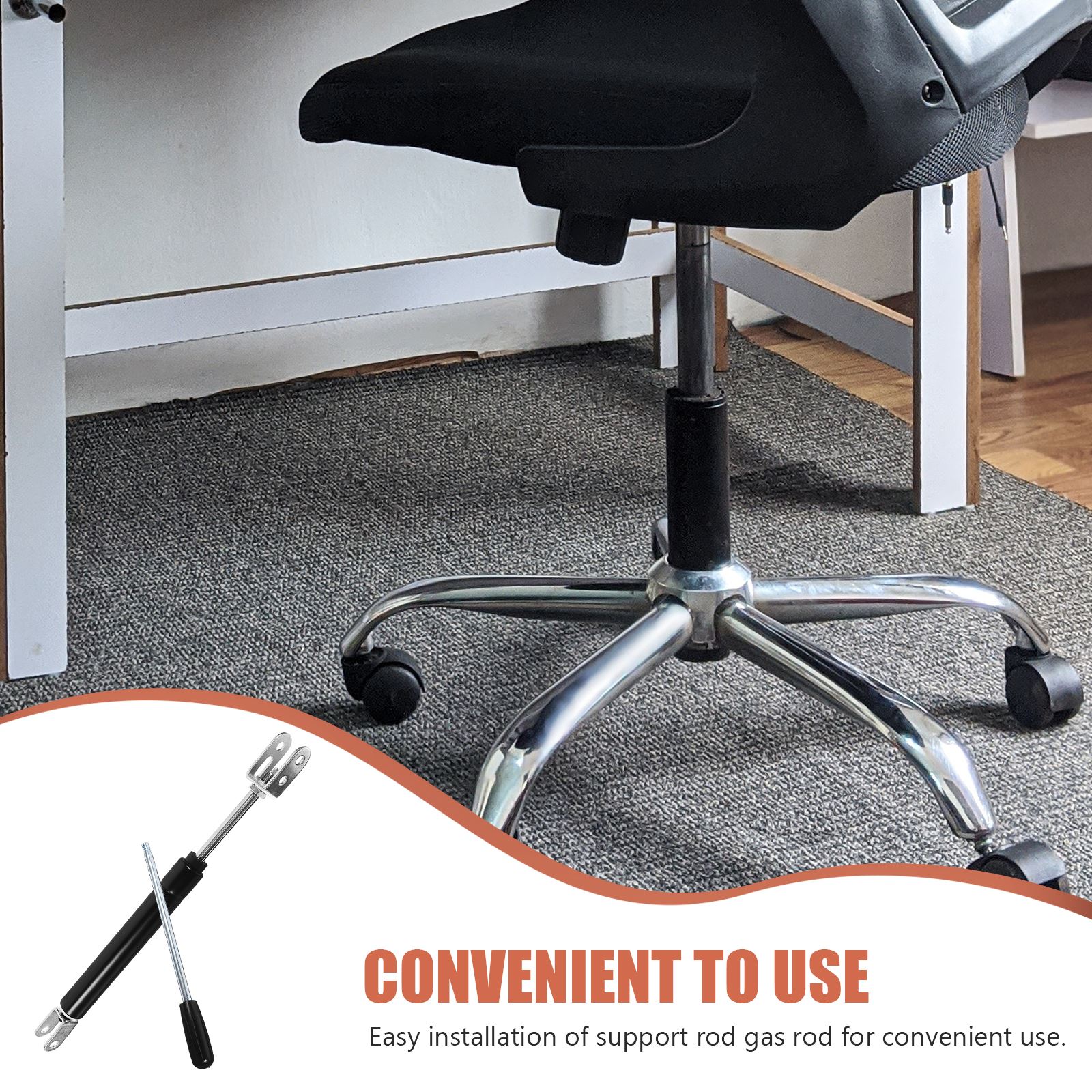 Accesorio para silla de salón resistente, accesorio para silla de salón, bomba de silla hidráulica Universal, varilla conectora para reemplazo, nuevo