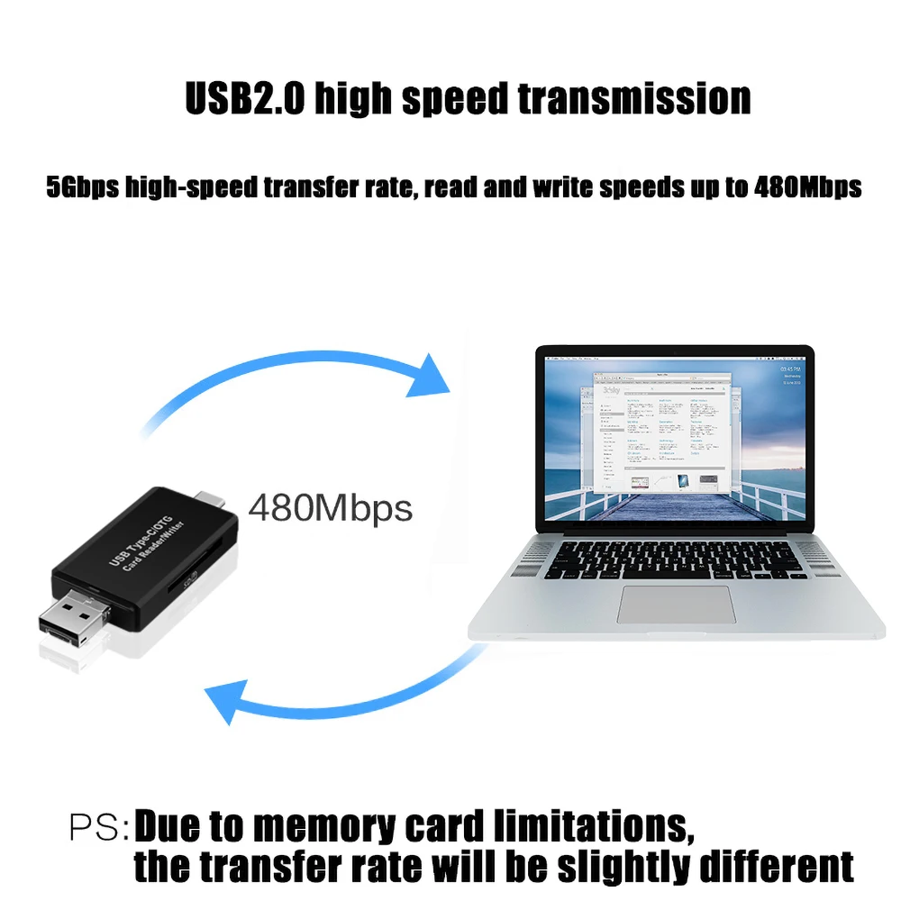 Устройство чтения карт памяти SD TF 3 в 1 USB Type C Micro USB to SD TF Card Reader SD TF Устройство чтения карт памяти OTG Адаптер для чтения карт памяти