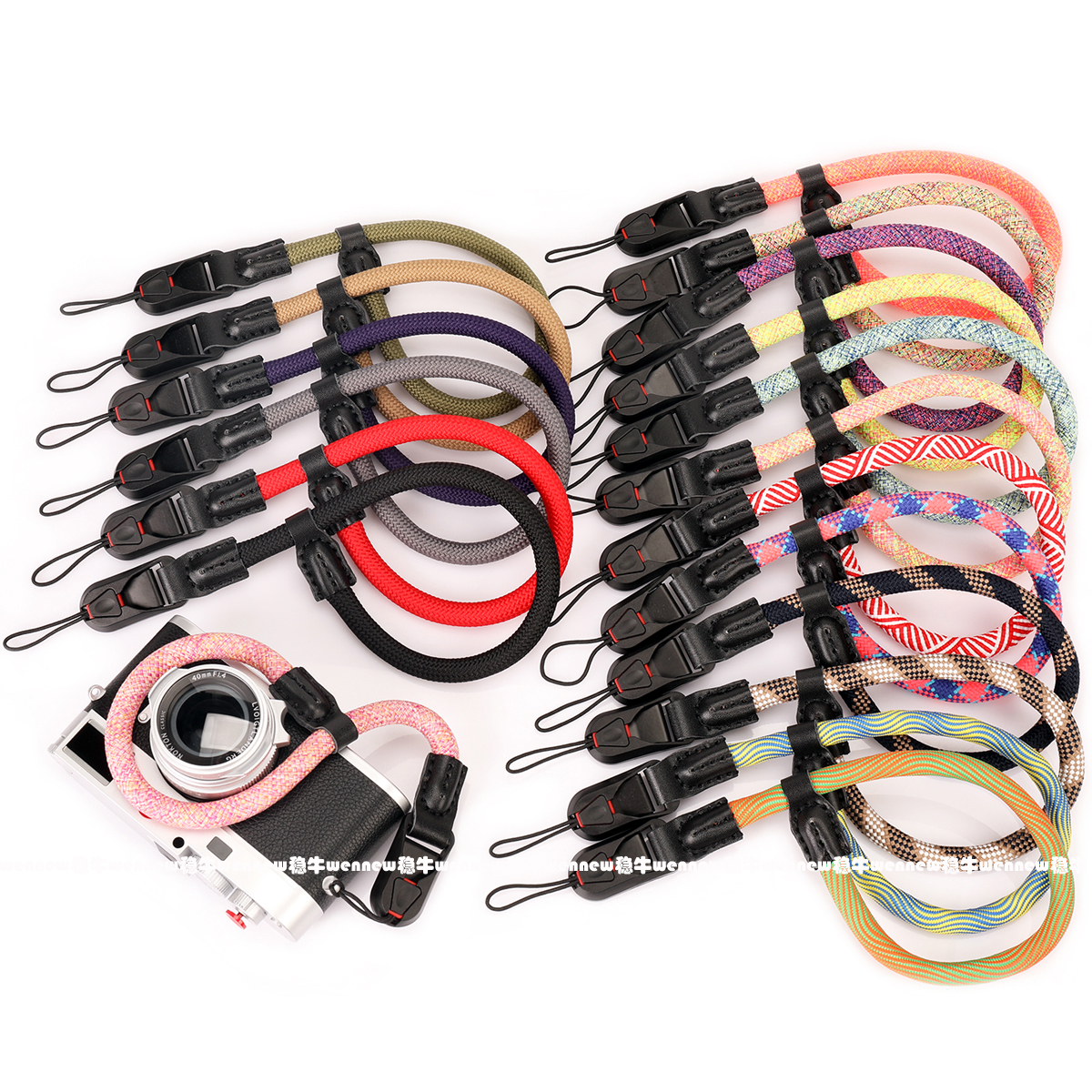Nylon Rope Sling Quick Release Camera Wrist Strap Neck Shoulder Strap For Fujifilm Sony Nikon Canon Leica Mirrorless Accessories