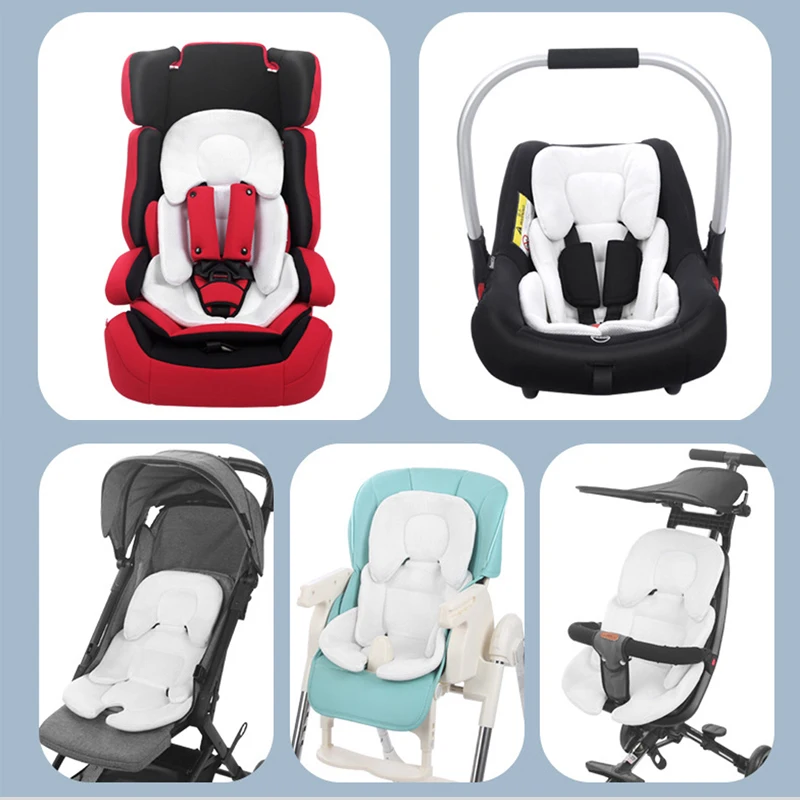 Almofada de assento para carrinho de bebê, multifuncional, universal, dupla face, assento de carro para crianças, colchão, acessórios para carrinho