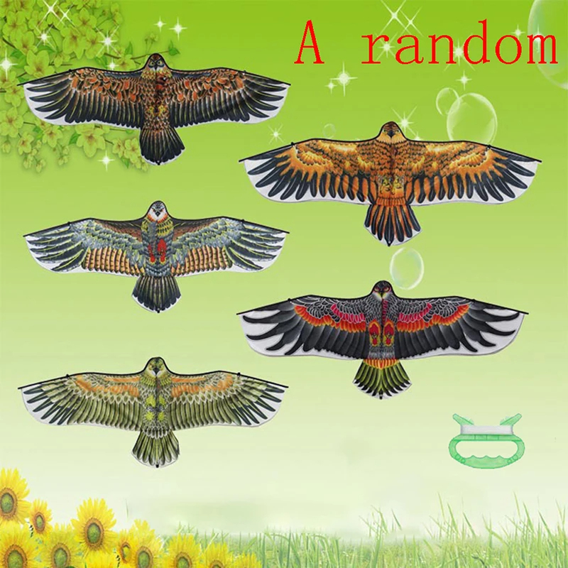 1 st/1 st + lijn Nieuwe 1.1 m Eagle Kite Kinderen Vliegende Vogel Vliegers Outdoor Speelgoed