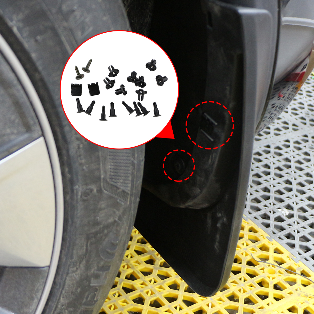 4Pcs/set Mud Flaps Splash Guards For Tesla Model 3 2016-2021 2022 2023+ Front Rear Wheel Mudguard Guard Fender