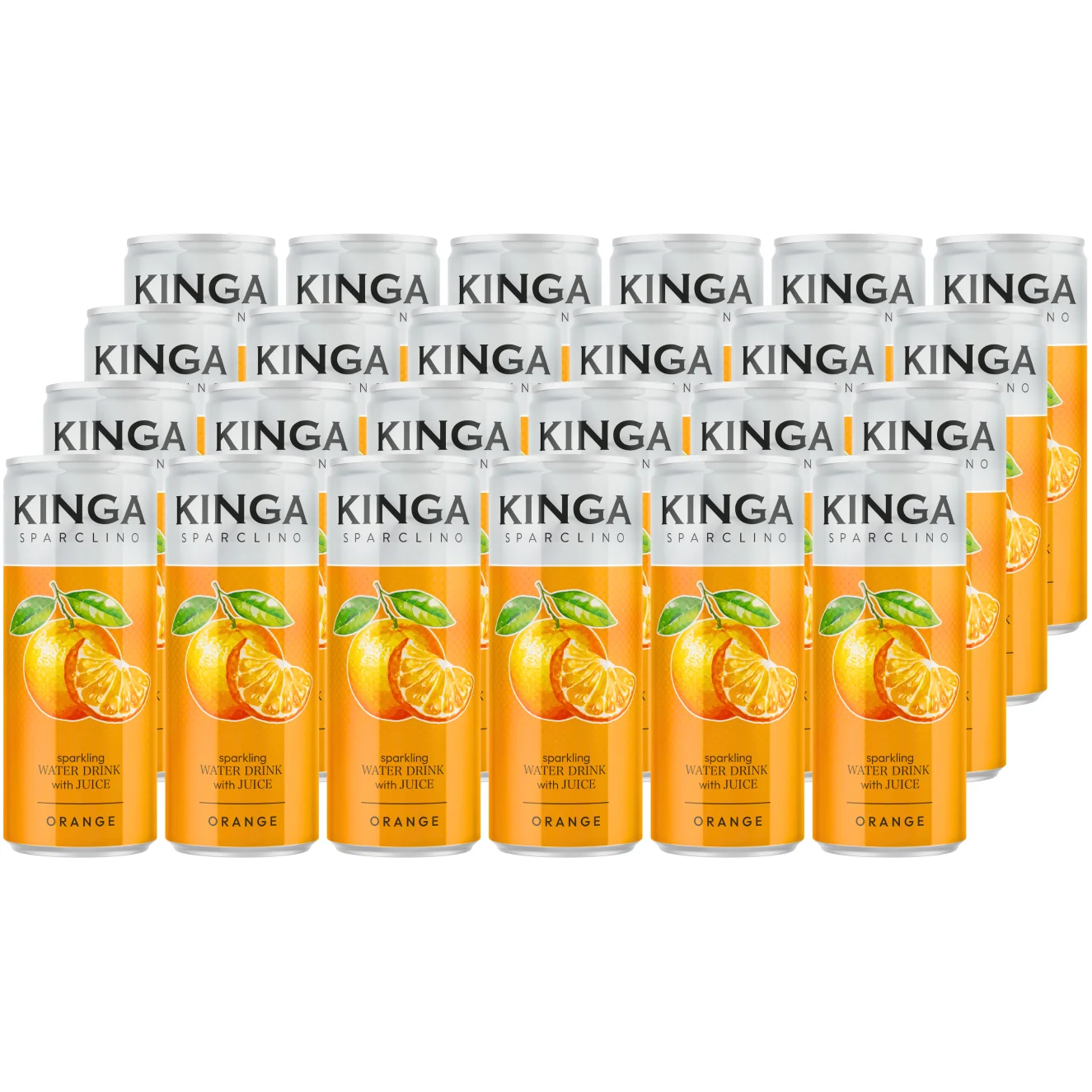Kinga Sparclino Water Drink pomarańcza 250 ml x 24 sztuki