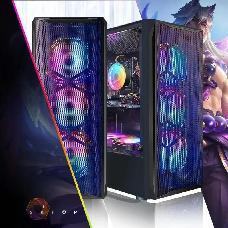 HOME.HOME.PC desktop da gioco, Radeon RX 580 8G GDDR5, Core i7 fino a 3,9G, 16G RAM, SSD 1T