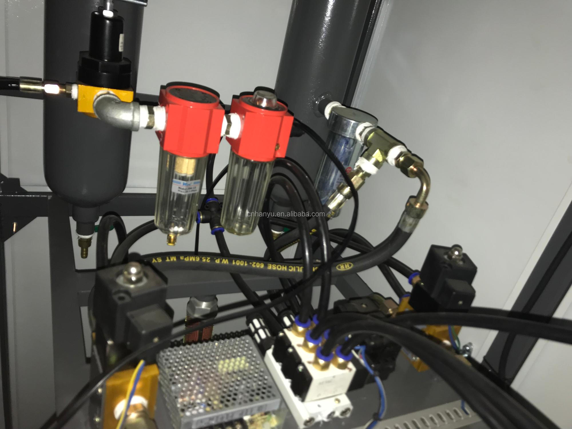 Mesin pembuat botol plastik Semi otomatis kecil 500ml mesin tiup