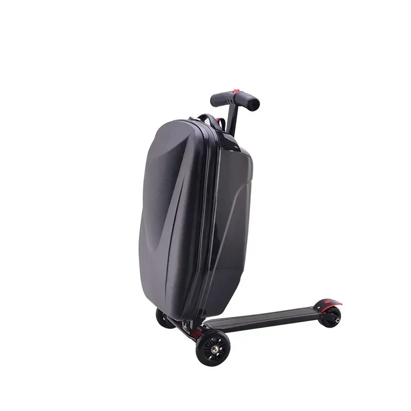 NEU Lazy Skateboard Trolley Koffer Travel Carry On Rollgepäck Roller Koffer Praktisches Multifunktions-Reisegepäck