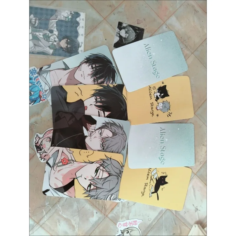 4Pcs/Pack 2025 Lovely Alien Stage TV Merch Fans Collection Character Cards Ivan Till Sua Mizi Valentine's Day Gift
