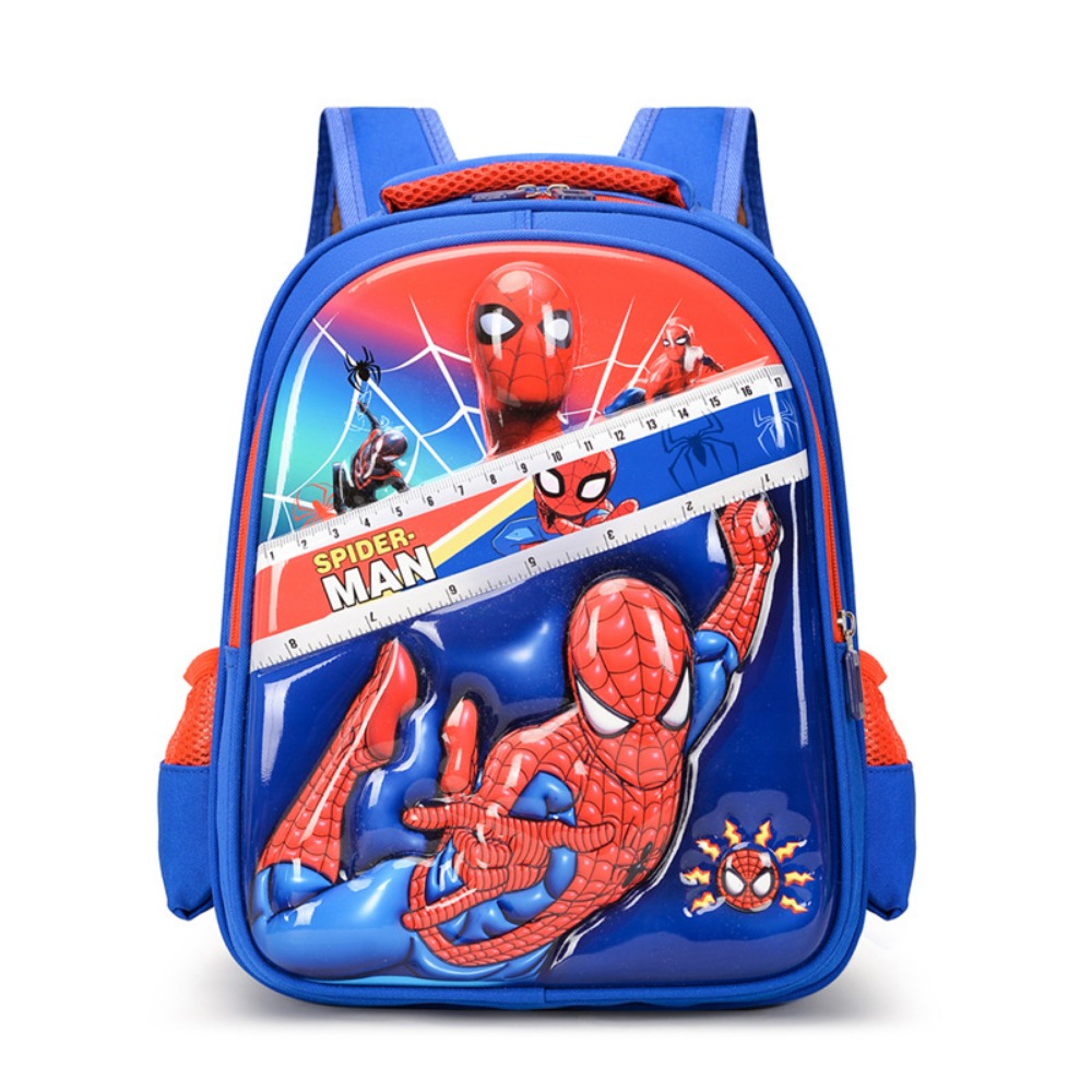 Marvel-Schülerrucksäcke für Kinder im Alter von 4–10 Jahren, Batman Spider-Man, cooler modischer Cartoon-Rucksack mit großer Kapazität, Geschenke