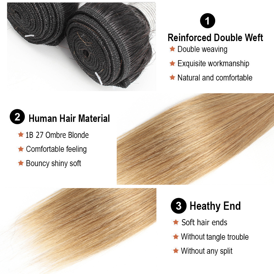 人間の髪の毛のよこ糸,ストレート,ブロンド,ブラウン,ブラック,200g-300,スタイリングアクセサリー,10〜26インチ,ブロンドグラム/セット,613