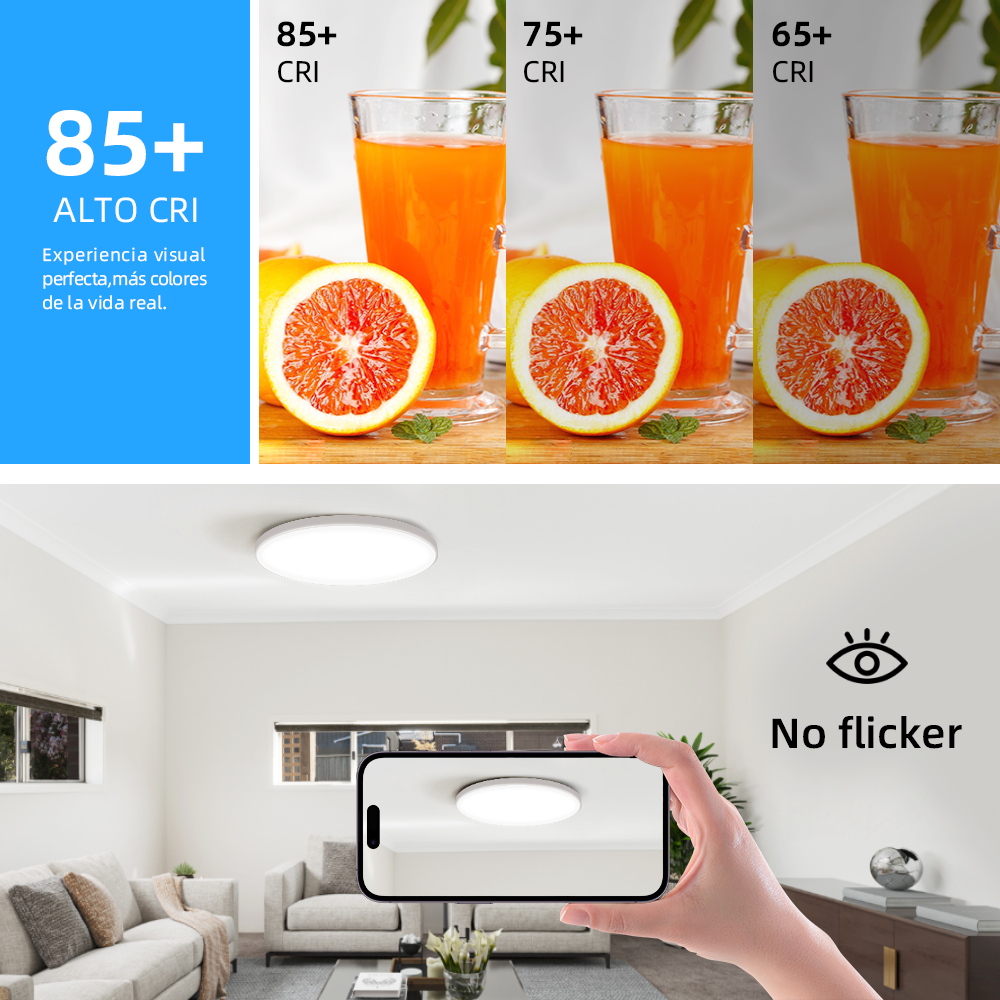 Luz de techo Led con Sensor de movimiento, lámpara Led impermeable Ip44 de 220V, 20W/30W, lámpara de techo para sala de estar, pasillos, Panel de luz