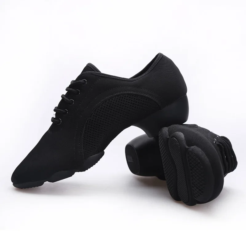 CLYFAN 34-46 zapatos de baile latino para hombres, zapatos para profesores de adultos, zapatos de baile suaves para profesores, zapatos Oxford latinos, zapatos de mujer con tacón de tela de 3cm
