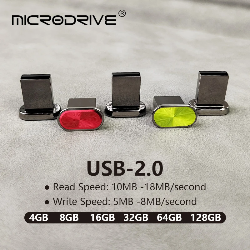 Super Mini USB Flash Drive Waterdichte Pendrive 64GB 32GB 16GB 8GB 4GB Real Capaciteit USB Memory Stick Thumbdrive