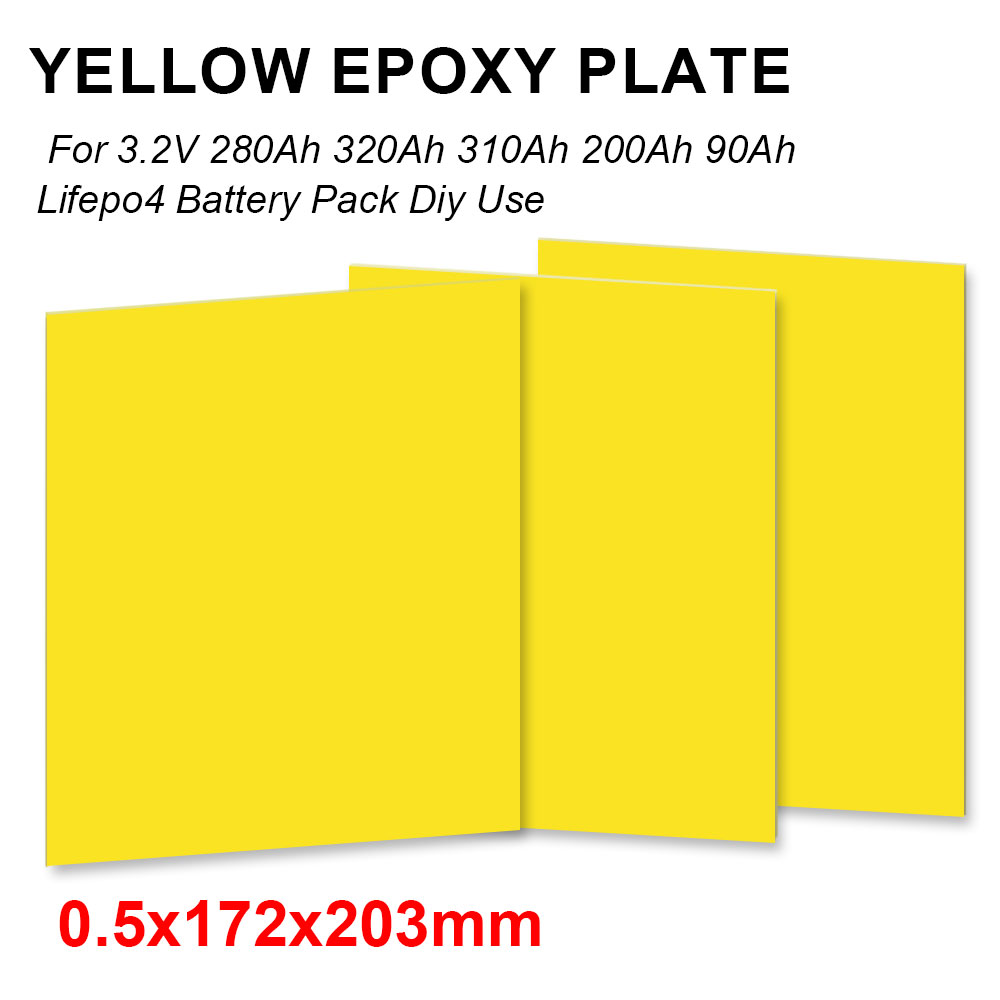 3Pcs 3240 Yellow Epoxy Fiber Board For 3.2V 280Ah 320Ah 310Ah 200Ah 90Ah Lifepo4 Battery Pack Diy Insulation Plate Electoric Kit