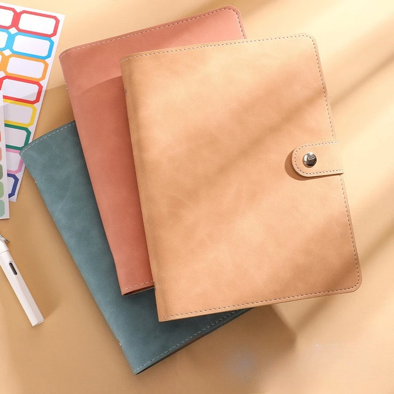 A5 A6 A7 Soft PU DIY Binder Photocards Collect Book Diary Agenda Planner Bullet Cover Album Stationery