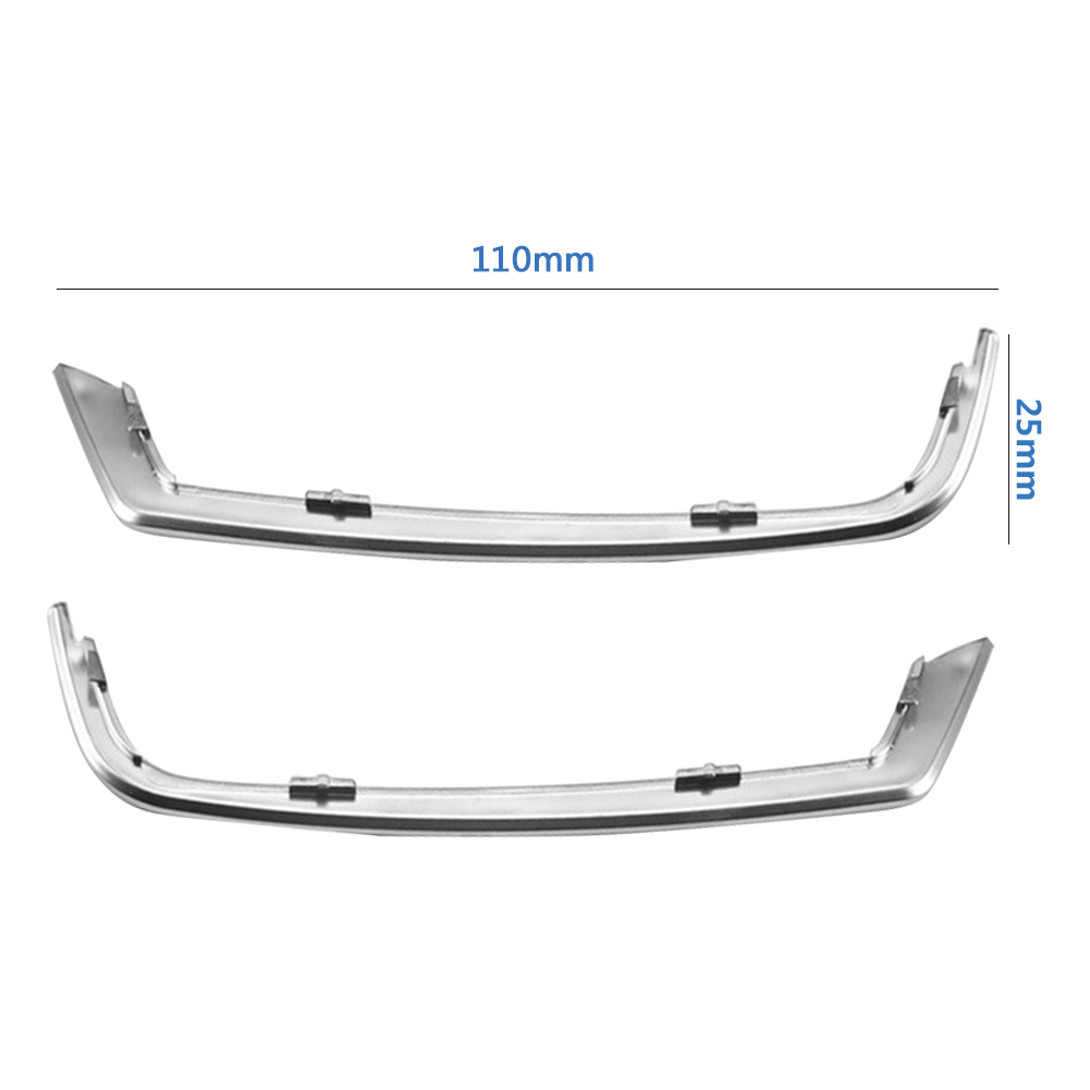 BMW 5シリーズF10 2011-2013用のフロントドアスピーカーカバー,装飾ストリップ,シルバーホーン,車内アクセサリー,6個,4個