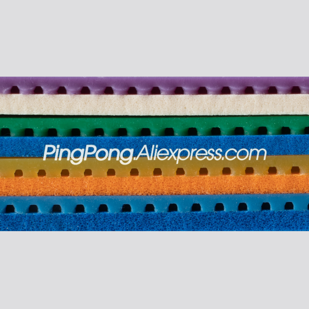SEVETTO 77 – boucles collantes en caoutchouc colorées pour Tennis de Table, contrôle de rotation offensive, éponge de Ping-Pong légère