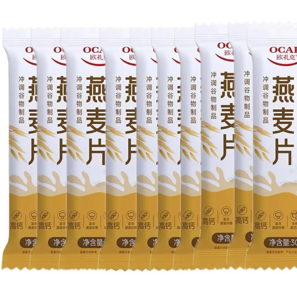 OCAK, High - Calcium Milk Oatmeal, Pack of 10, approximately 30g/bag