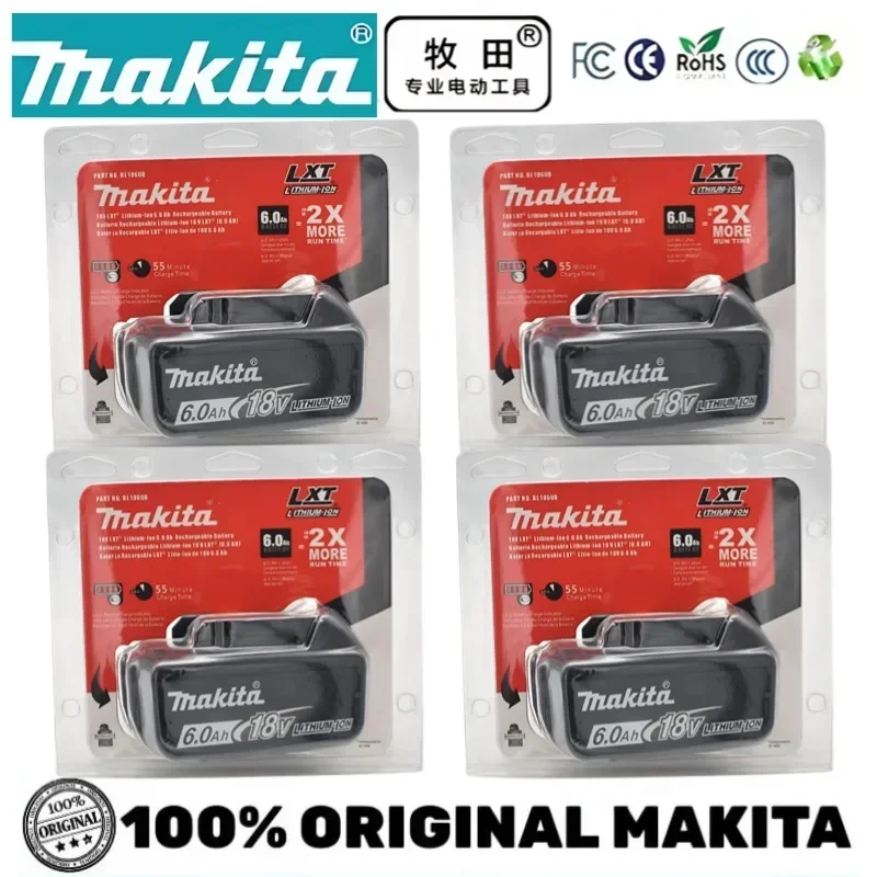 Оригинальный аккумулятор Makita BL1860, 18 В, литий-ионный аккумулятор для электроинструментов, замена LXT BL1850 BL1840 для отвертки 18 В с BMS TPCELL 18 В