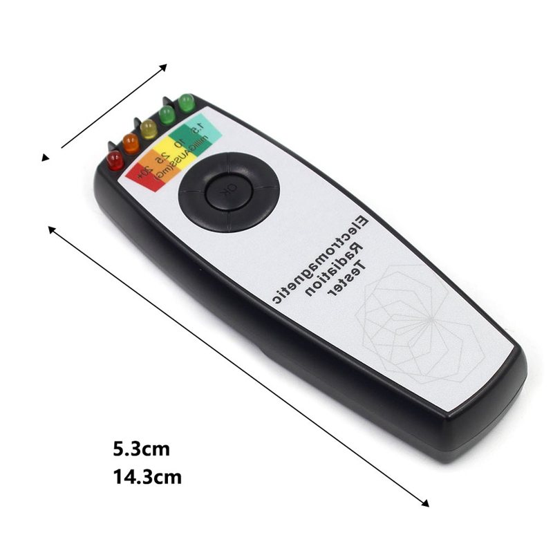 K2 campo eletromagnético emf gauss medidor detector de caça detector de campo magnético portátil 5 led medidor gauss