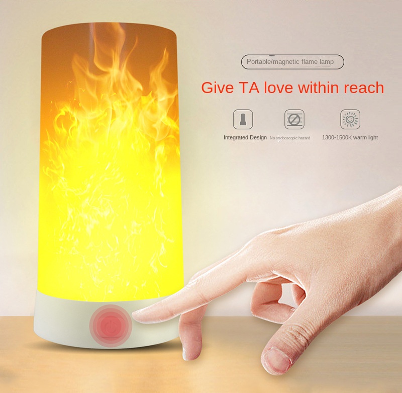 LED-vlamlampen voor kamer Gesimuleerde vlam Nachtverlichting Lavalampen Indoor Bar Ktv Bruiloft Decoratie voor Kerstmis Nieuwjaarscadeau