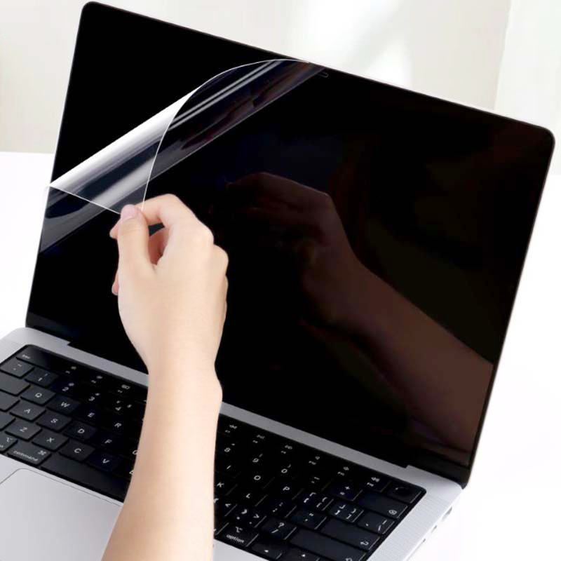 Protetor de tela para macbook hd filme macio para ar 13 Polegada m1 m2 pro 13 14 15 16 Polegada barra toque max capa guarda acessórios