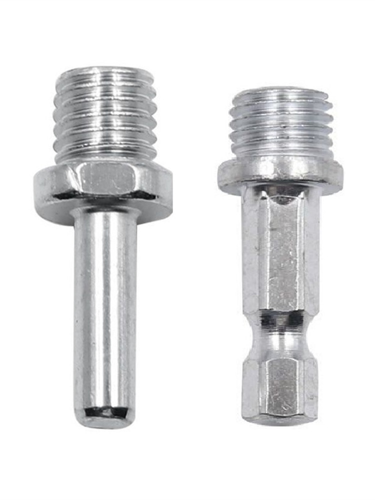 M14 broca elétrica ângulo moedor biela parafuso 14mm adaptador de rosca haste hexagonal barra conversão chuck conector ferramenta 1pc