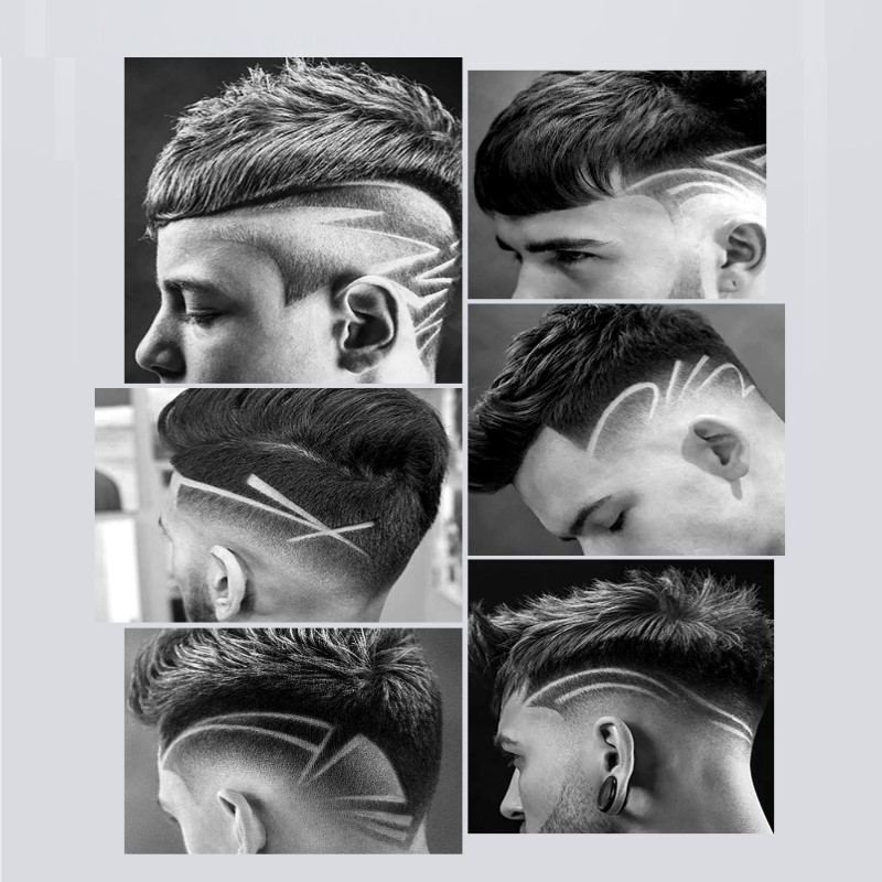 Cortadora de pelo eléctrica Kemei KM-1071 UBS, cortadora de barba inalámbrica recargable para hombres, potente cortadora de pelo eléctrica, herramienta de recorte