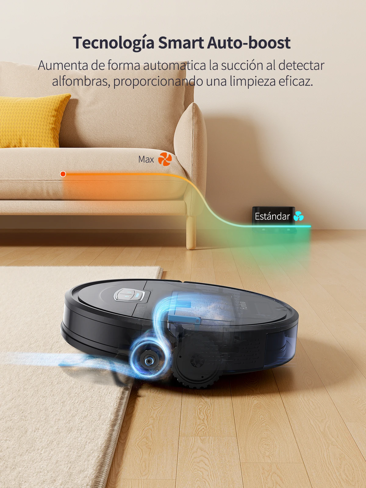 Honiture Robot aspirador aspiradora 3 en 1 de 6000pa, potente succión, autocarga, aplicación, control remoto y voz, Combo de aspiradora y fregona