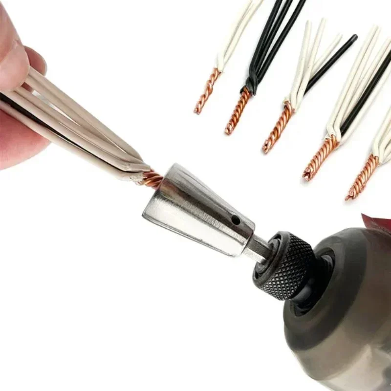 Universal Wiring Terminal Electrician Universal Automatic Wire Combiner Head Peeling-free Wire Arranging Tool