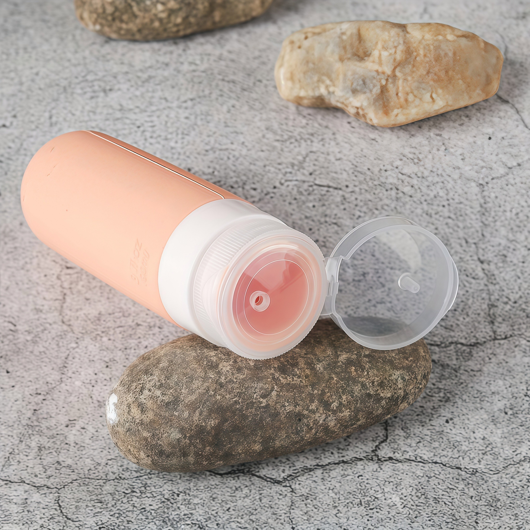 16er-Pack auslaufsicheres Reiseflaschen-Set aus Silikon – zugelassene TSA-Behälter für Toilettenartikel und Spülung liu