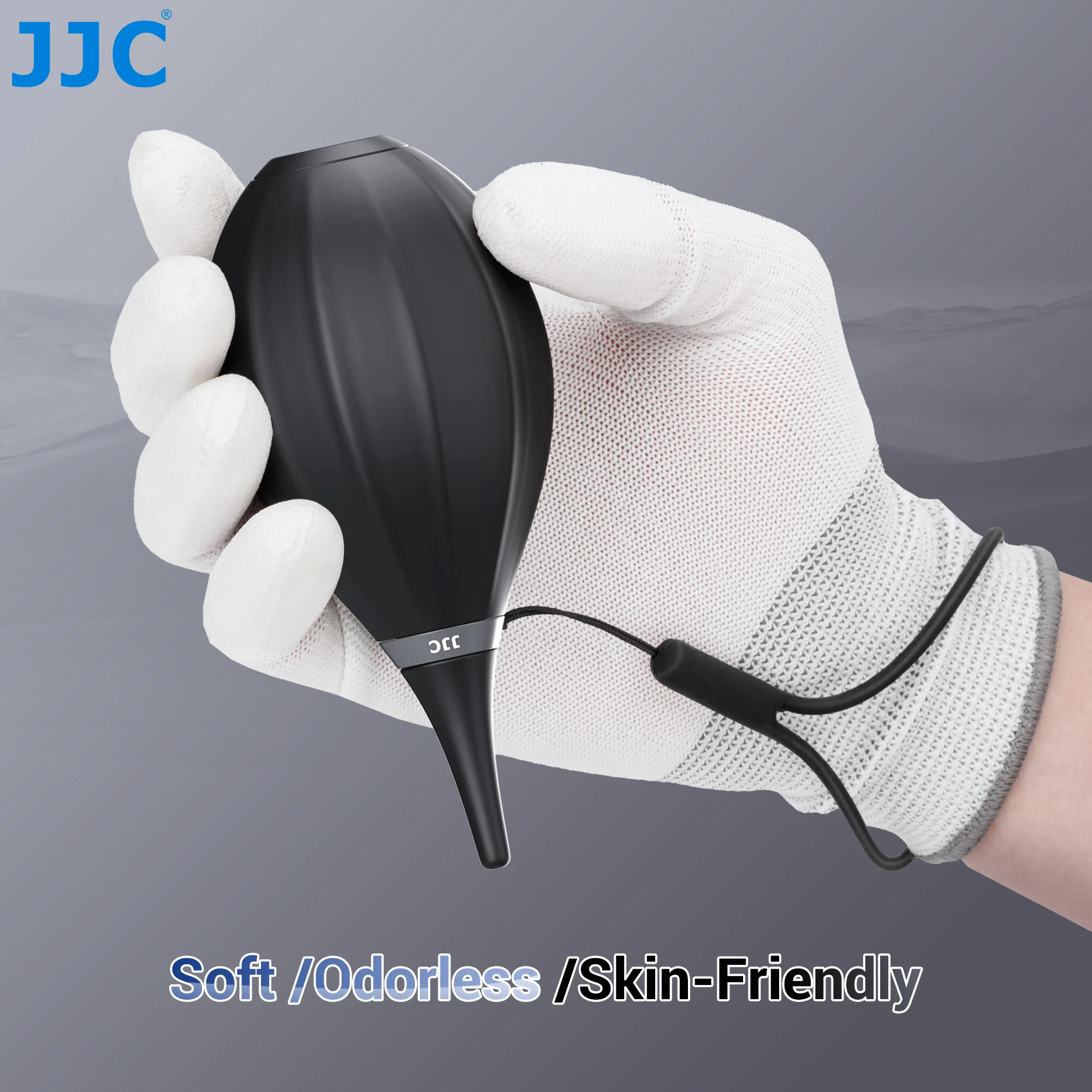 JJC Soft Tip Strong Air Blower Blaster Cleaner for DSLR Camera CCD CMOS Sensor LCD Mirrorless Sensor Bulb Blower for Digital
