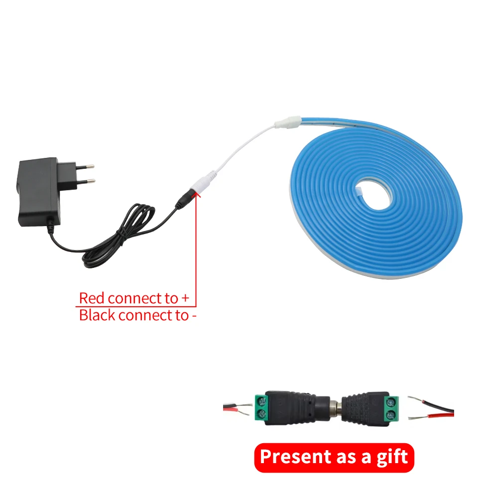 IKFAE-LED ชุดไฟนีออนแบบยืดหยุ่น Strip Light, แรงดันต่ํา, แถบซิลิโคน, ไฟกลางแจ้ง, Modeling Ambient Light, 12V