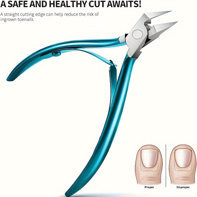1Pcs Toenail Clippers For Thick Ingrown Nails Wide Opening Non-Slip Long Handle Toenail Cutter Trimmers