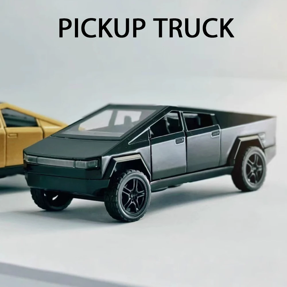 1:36 kolekcja ciężarówka ze stopu zabawka symulacyjna samochód metalowy Model Diecasts pojazdy Pickup dekoracja samochodu Kid zabawki dla chłopców świąteczne prezenty