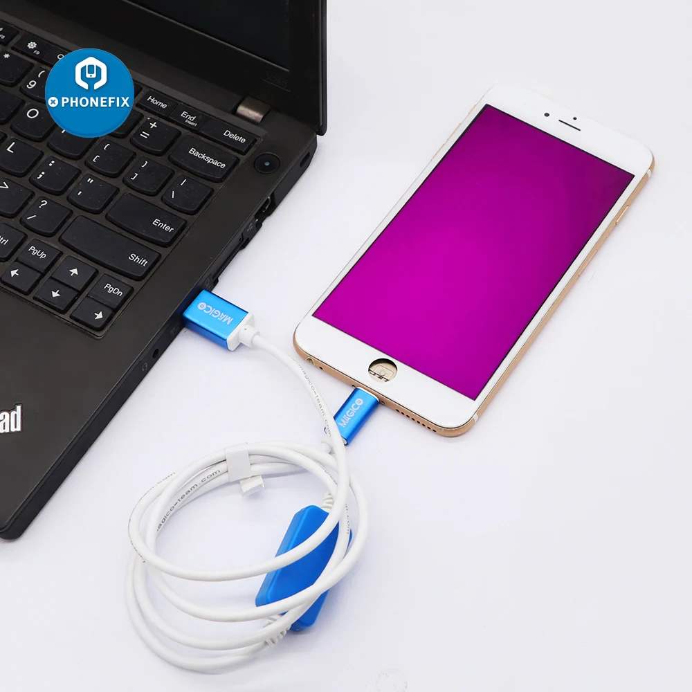 Magico OEM DCSD Cáp Tím Màn Hình Kỹ Thuật & Khai Thác Cho iPhone 7/7P/8/8P/X iPad Đọc Ghi Nand SysCfg Dữ Liệu