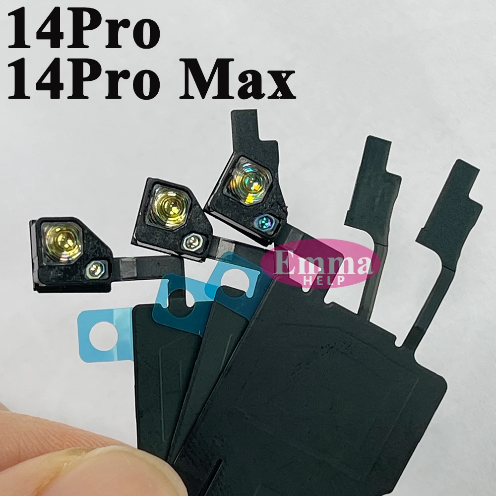 Original para iPhone 13 14 Plus 15 Pro Max Sensor de proximidad y luz ambiental ALS Cable flexible reemplazo de brillo de pantalla automática