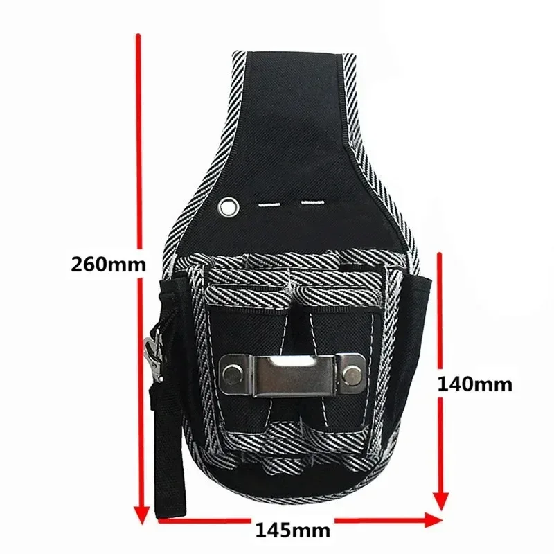 9-in-1 hoge kwaliteit gereedschap heuptas riem Utility Kit houder 600D nylon toolkit elektricien heupzak buideltas