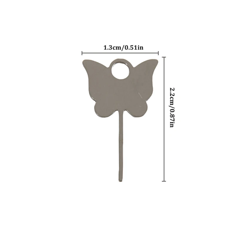 Stainless Steel Sim Card Tray Extended Universal Rabbit Butterfly Thimble For iPhone 12 13 For Huawei Mobile Phones Accessories