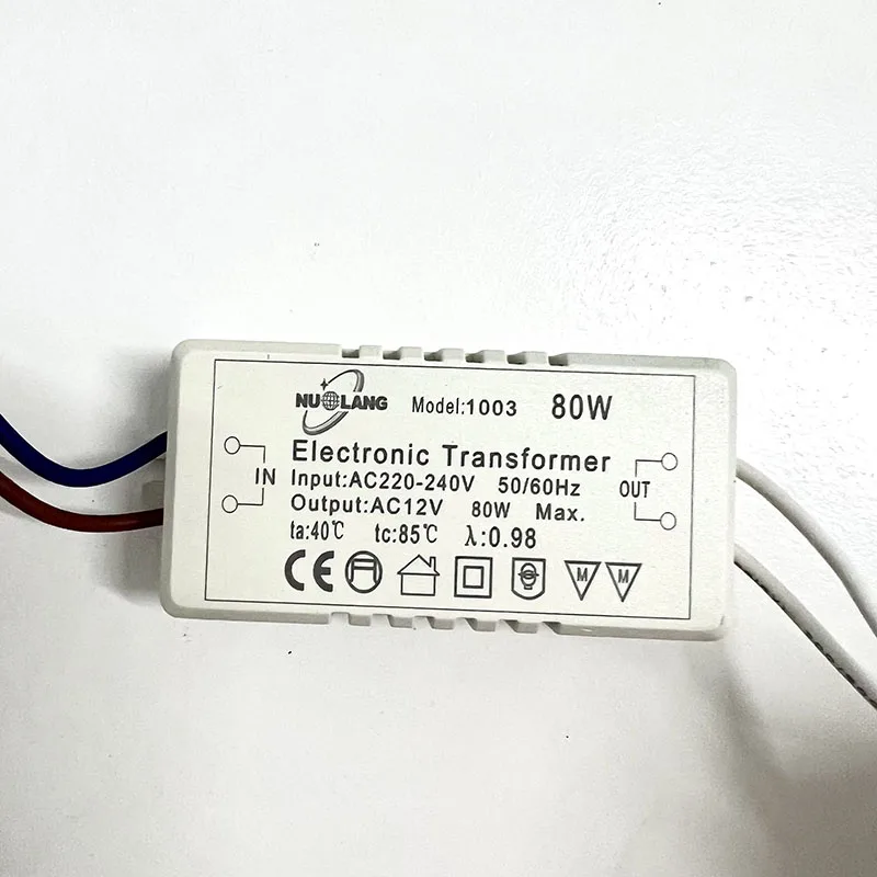 Transformador electrónico de cuarzo para lámpara halógena, Panel de luz de foco, 20W, 60W, 80W, 105W, 120W, 160W, 200W, AC220V a AC12V transformador 220v to 12v fuente alimentacion de 12v fuente de poder 12v transforma