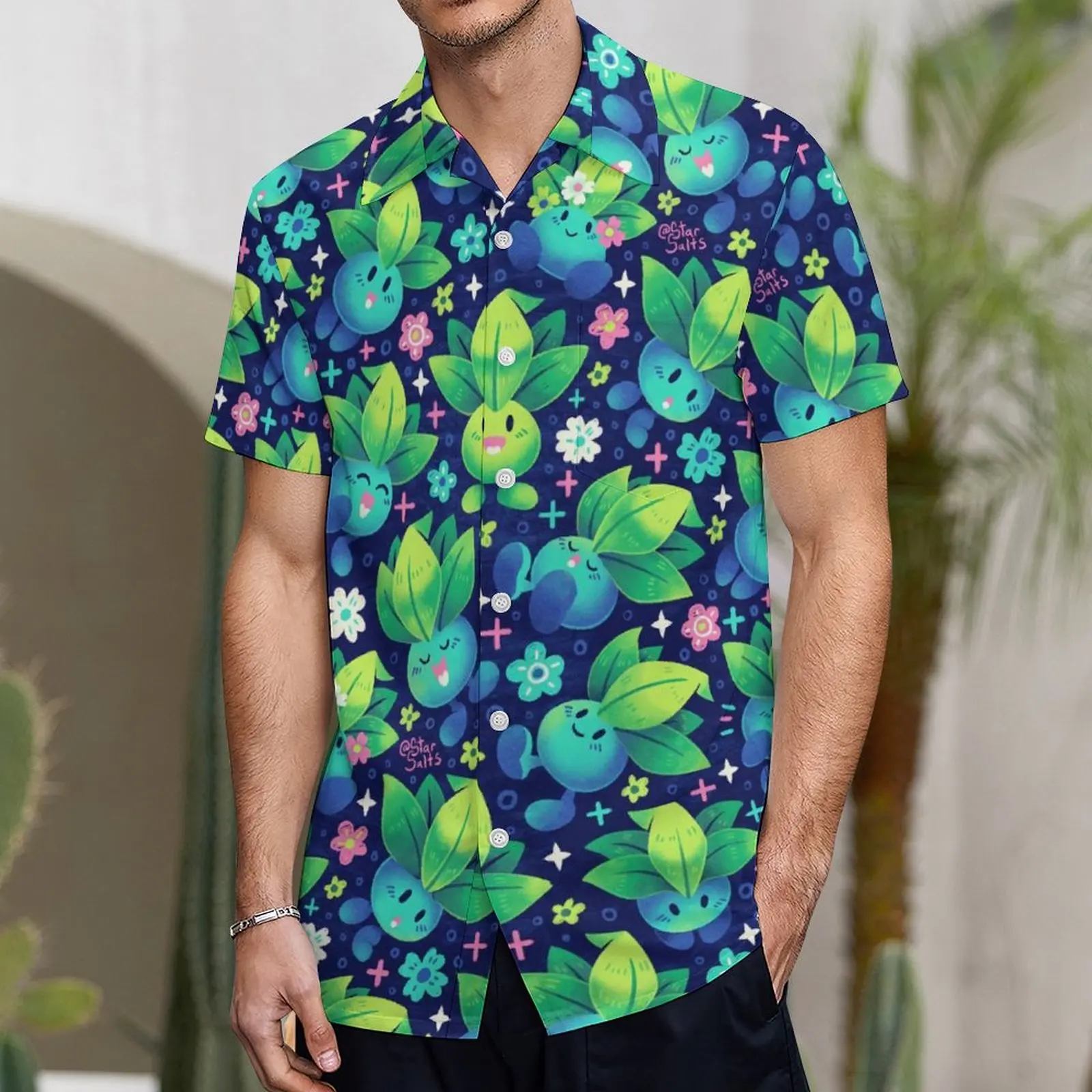 Гавайская мужская футболка с 3D принтом маленьких овечек, мужская летняя свободная пляжная футболка большого размера с короткими рукавами, мужская одежда, рубашки