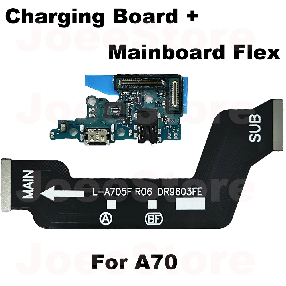 Charging Port Board For Samsung Galaxy A70 A71 A705F A715F Fast Charge Motherboard Connect Charging USB Dock Flex Cable Parts