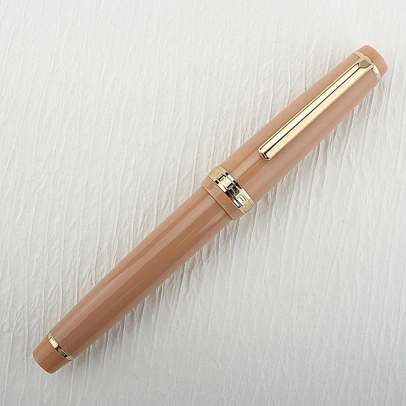 Jinhao 82 Fountain Pen Acrylic EF/F/M/Bent Nib Golden Trim with Converter Writing Pen