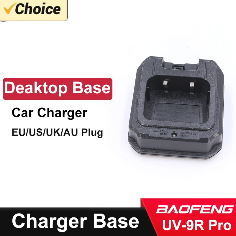UV-S22 Pro V2 cargador Baofeng base de batería UV-9R Plus UV-9R PRO UV-68 UV-98 GMRS-9R UV-XR GT-3WP walkie talkies Radios accesorio