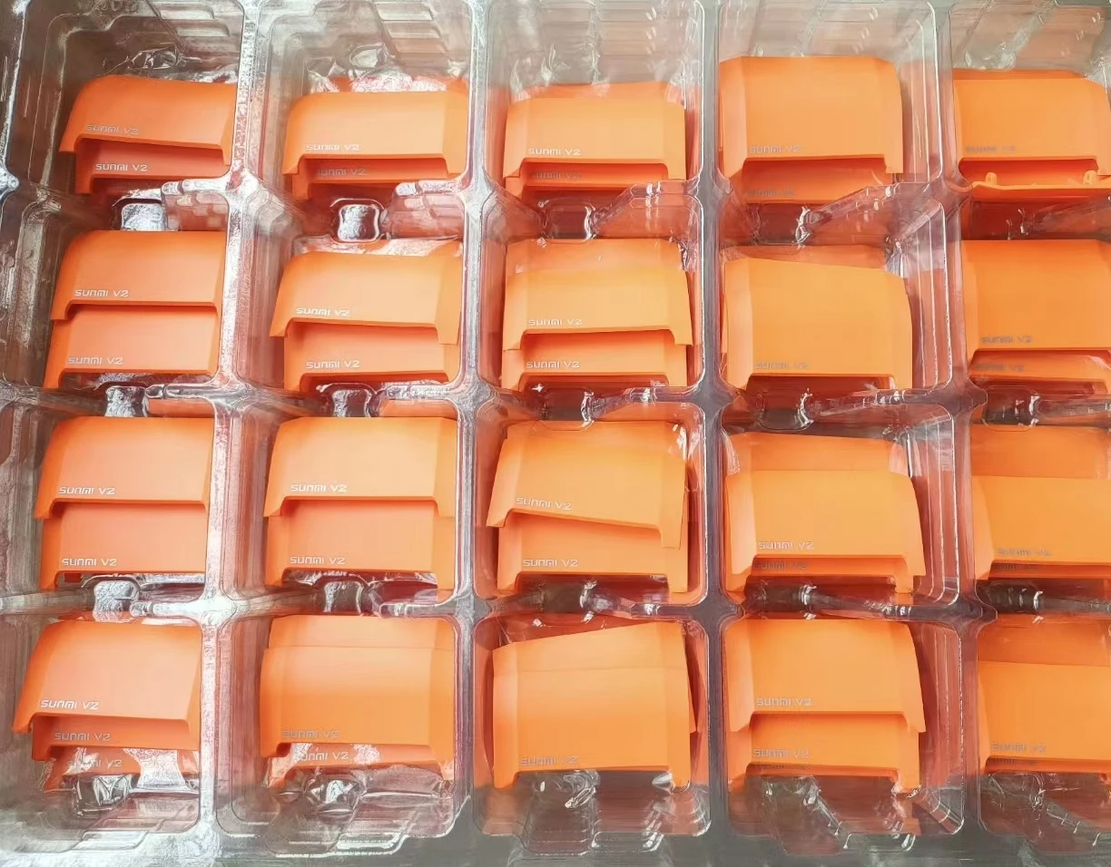 Printer Cover for Sun mi V2 only Orange Part Pos spare Parts Printer Door Parts for sunmi machine