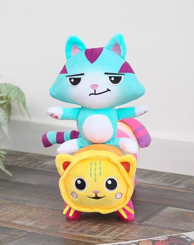 Gabby poppenhuis knuffel Mercat cartoon knuffels zeemeermin auto kat knuffel pop kinderen