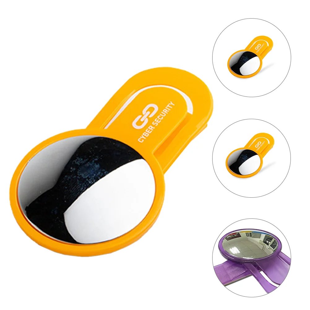 Compact Computer Rearview Mirror Office Desk Workbench Surveillance Abs Reflective Material Safety Gadget Monitor Accessory