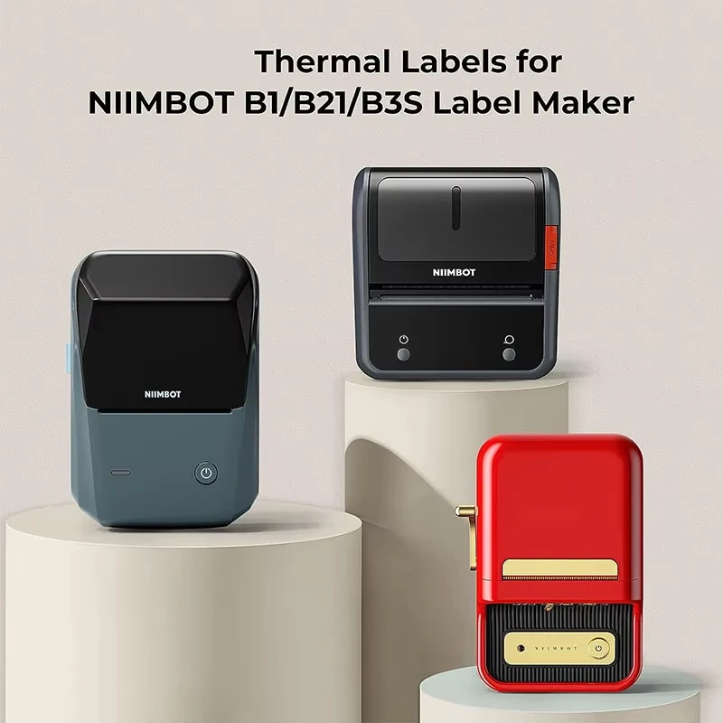 Niimbot B1 Label Printer Index Label Stickers Colorful Label For Marking/Classifying/Labelling B21 B3S Self-Adhesive Tag Niimbot