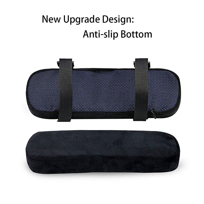 Almohadilla de espuma viscoelástica para reposabrazos, cojín de rebote lento para silla, Codera, funda de brazo para silla de oficina, novedad
