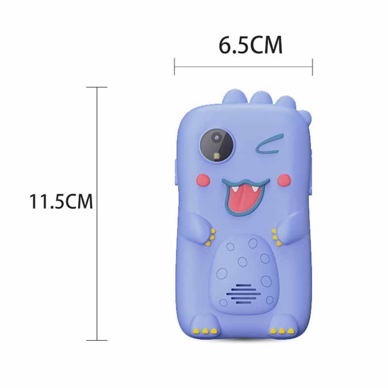 キッズ漫画かわいい恐竜ユニコーン HD カメラミニキッズパズル早期教育音楽携帯電話のおもちゃデュアルカメラ誕生日ギフト