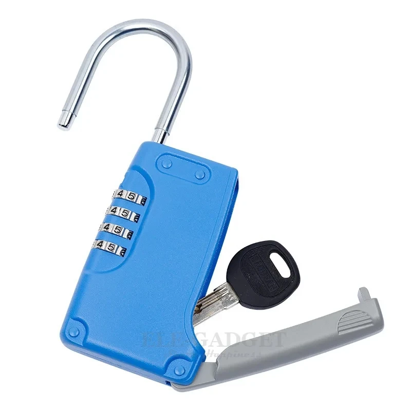 Hidden Organizer 4-Digital Password Lock New Mini Key Safe Box House Villa Car Caravan Spare Keys Storage Box Drop Shipping